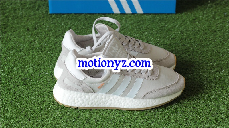 Real Boost Adidas Iniki Runner Grey White